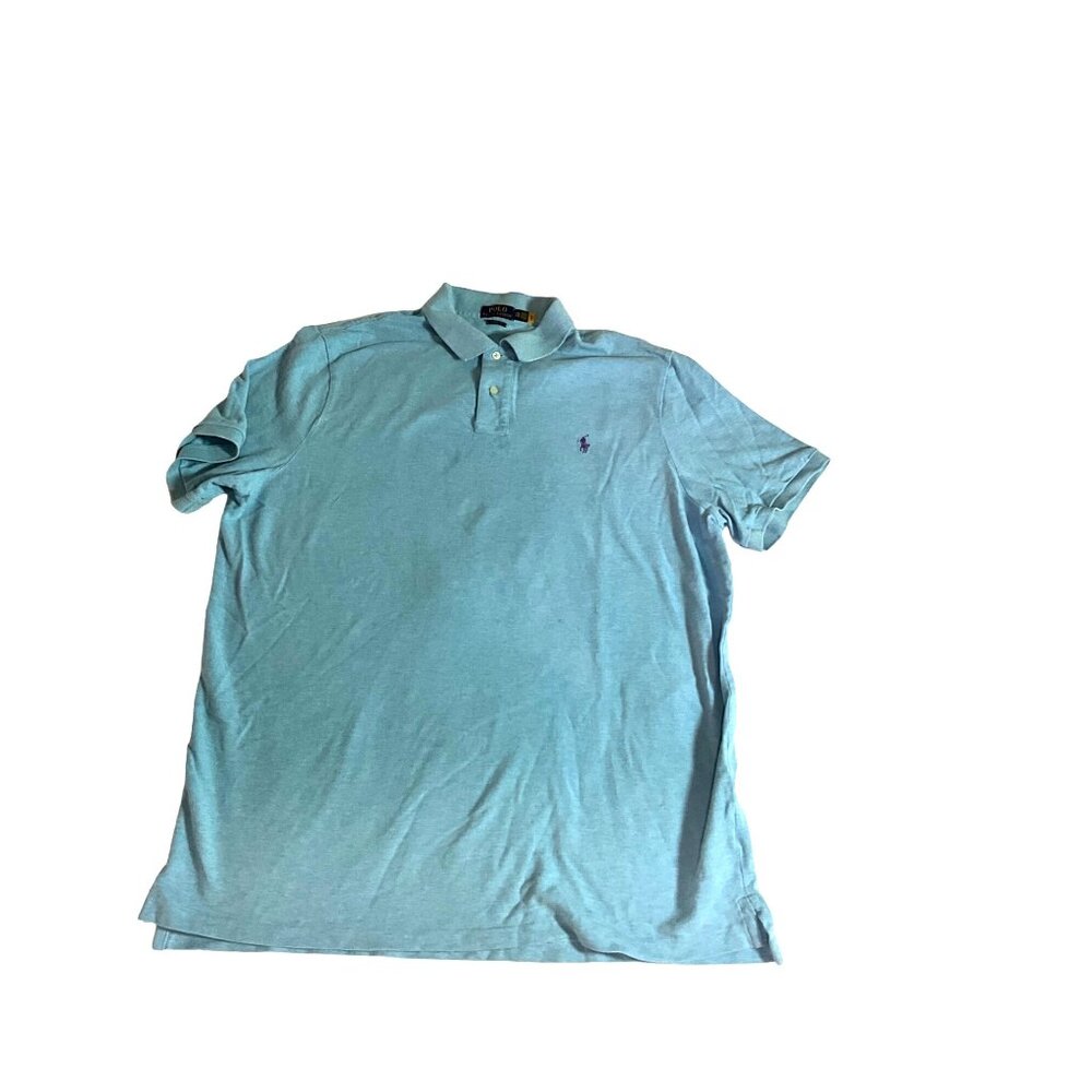 Polo Ralph Lauren Aqua Teal Blue Polo Men's Size XXL